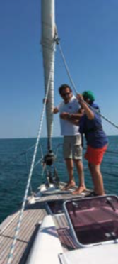 Learning how to sail - Rehabilitative vacation